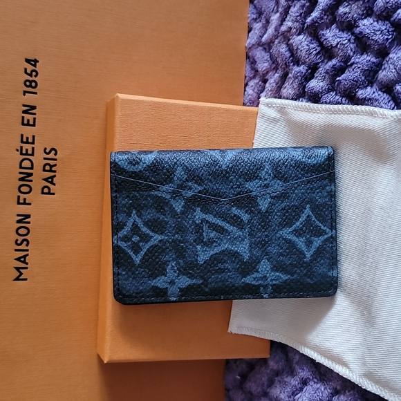 Louis Vuitton Pastel Black Pocket Organizer By Virgil Abloh Giant Monogram Limit - Picture 2 of 15